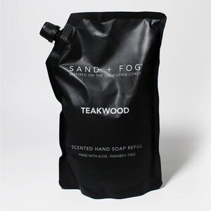 Sand + Fog Teakwood Scented Hand Soap Refill Made With Aloe & Paraben Free 34 Oz